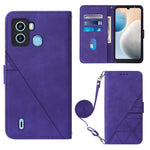Custodia per cellulare in pelle con flip in rilievo 3D a tracolla, For Tecno Camon 19, For Tecno Camon 19 Neo, For Tecno Camon 19 Pro 5G, For Tecno Pop 6