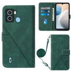 Custodia per cellulare in pelle con flip in rilievo 3D a tracolla, For Tecno Camon 19, For Tecno Camon 19 Neo, For Tecno Camon 19 Pro 5G, For Tecno Pop 6