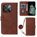 Custodia per cellulare in pelle con flip in rilievo 3D a tracolla, For OnePlus 10T 5G Global, For Tecno Pova 3 LE7, For Tecno Spark 9 Pro / Spark 9T, For ZTE Blade A52