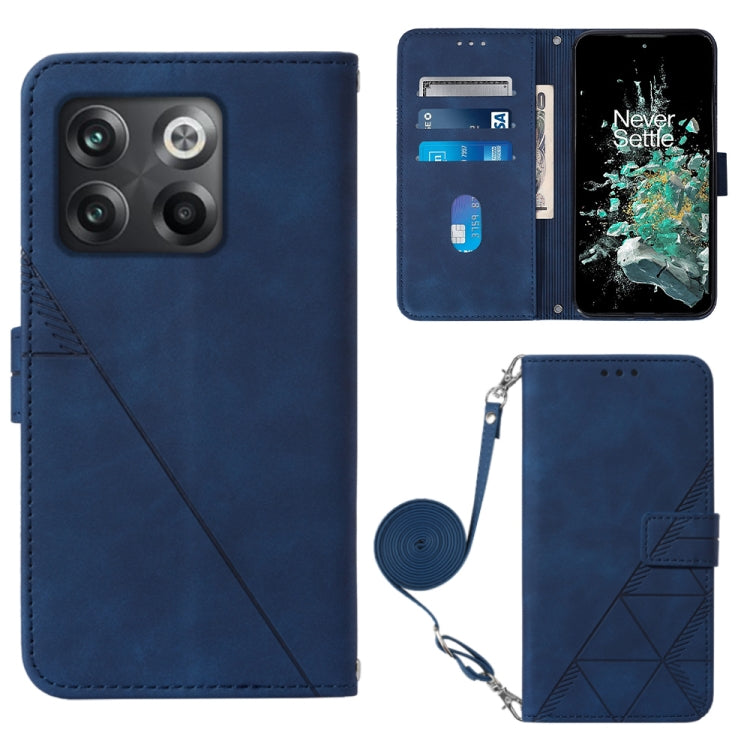 Custodia per cellulare in pelle con flip in rilievo 3D a tracolla, For OnePlus 10T 5G Global, For Tecno Pova 3 LE7, For Tecno Spark 9 Pro / Spark 9T, For ZTE Blade A52