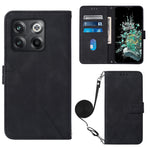 Custodia per cellulare in pelle con flip in rilievo 3D a tracolla, For OnePlus 10T 5G Global, For Tecno Pova 3 LE7, For Tecno Spark 9 Pro / Spark 9T, For ZTE Blade A52