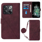 Custodia per cellulare in pelle con flip in rilievo 3D a tracolla, For OnePlus 10T 5G Global, For Tecno Pova 3 LE7, For Tecno Spark 9 Pro / Spark 9T, For ZTE Blade A52