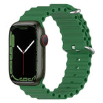 Cinturino in silicone Ocean per Apple Watch Series 8&7 41mm / SE 2&6&SE&5&4 40mm / 3&2&1 38mm, For Apple Watch Series 8&7 41mm, For Apple Watch Series 8&7 41mm / SE 2&6&SE&5&4 40mm, For Apple Watch Series 9&8&7 41mm / SE 3& SE 2&6&SE&5&4 40mm