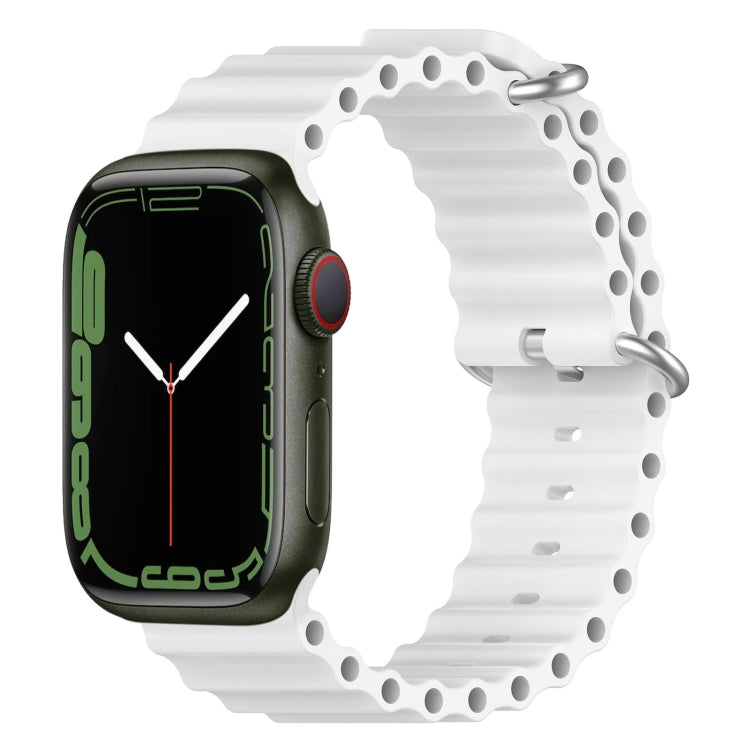 Cinturino in silicone Ocean per Apple Watch Series 8&7 41mm / SE 2&6&SE&5&4 40mm / 3&2&1 38mm, For Apple Watch Series 8&7 41mm, For Apple Watch Series 8&7 41mm / SE 2&6&SE&5&4 40mm, For Apple Watch Series 9&8&7 41mm / SE 3& SE 2&6&SE&5&4 40mm
