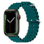 Cinturino in silicone Ocean per Apple Watch Series 8&7 41mm / SE 2&6&SE&5&4 40mm / 3&2&1 38mm, For Apple Watch Series 8&7 41mm, For Apple Watch Series 8&7 41mm / SE 2&6&SE&5&4 40mm, For Apple Watch Series 9&8&7 41mm / SE 3& SE 2&6&SE&5&4 40mm