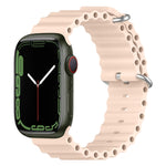 Cinturino in silicone Ocean per Apple Watch Series 8&7 41mm / SE 2&6&SE&5&4 40mm / 3&2&1 38mm, For Apple Watch Series 8&7 41mm, For Apple Watch Series 8&7 41mm / SE 2&6&SE&5&4 40mm, For Apple Watch Series 9&8&7 41mm / SE 3& SE 2&6&SE&5&4 40mm