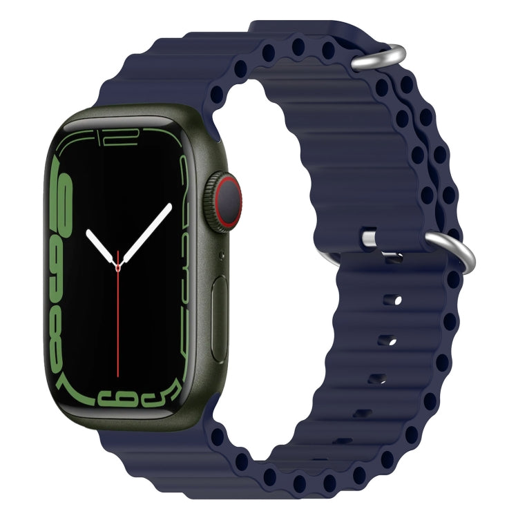 Cinturino in silicone Ocean per Apple Watch Series 8&7 41mm / SE 2&6&SE&5&4 40mm / 3&2&1 38mm, For Apple Watch Series 8&7 41mm, For Apple Watch Series 8&7 41mm / SE 2&6&SE&5&4 40mm, For Apple Watch Series 9&8&7 41mm / SE 3& SE 2&6&SE&5&4 40mm