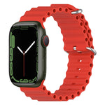 Cinturino in silicone Ocean per Apple Watch Series 8&7 41mm / SE 2&6&SE&5&4 40mm / 3&2&1 38mm, For Apple Watch Series 8&7 41mm, For Apple Watch Series 8&7 41mm / SE 2&6&SE&5&4 40mm, For Apple Watch Series 9&8&7 41mm / SE 3& SE 2&6&SE&5&4 40mm