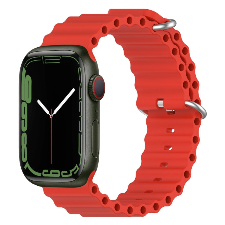 Cinturino in silicone Ocean per Apple Watch Series 8&7 41mm / SE 2&6&SE&5&4 40mm / 3&2&1 38mm, For Apple Watch Series 8&7 41mm, For Apple Watch Series 8&7 41mm / SE 2&6&SE&5&4 40mm, For Apple Watch Series 9&8&7 41mm / SE 3& SE 2&6&SE&5&4 40mm