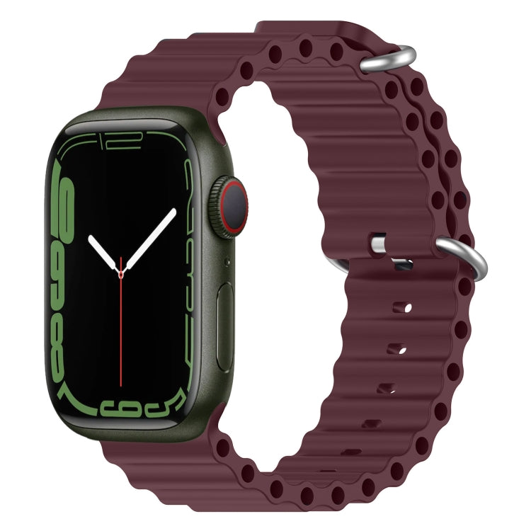 Cinturino in silicone Ocean per Apple Watch Series 8&7 41mm / SE 2&6&SE&5&4 40mm / 3&2&1 38mm, For Apple Watch Series 8&7 41mm, For Apple Watch Series 8&7 41mm / SE 2&6&SE&5&4 40mm, For Apple Watch Series 9&8&7 41mm / SE 3& SE 2&6&SE&5&4 40mm