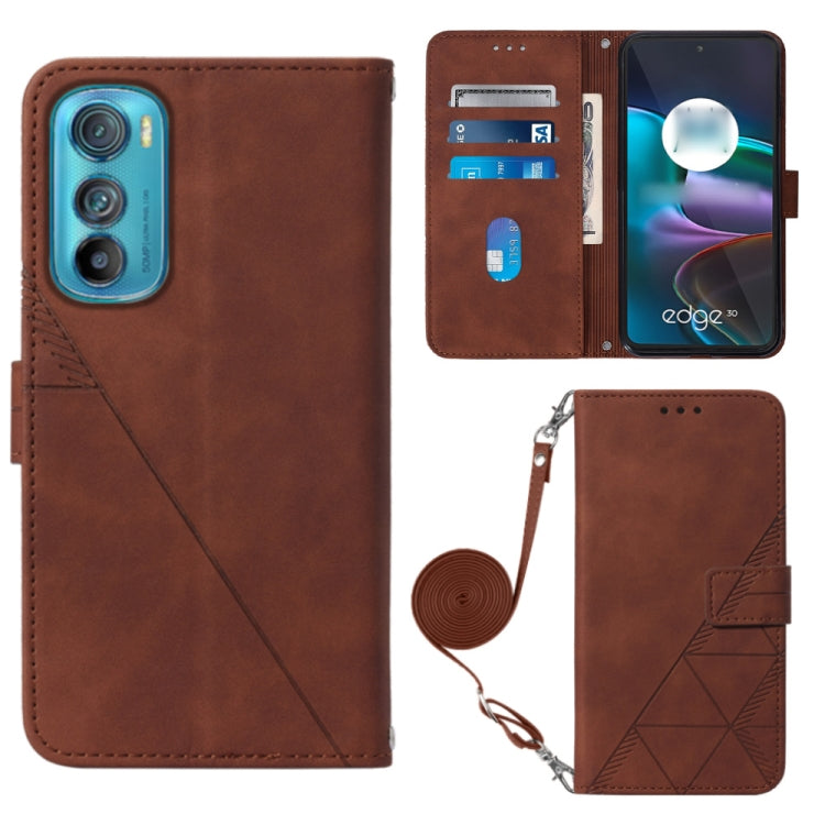 Custodia per cellulare in pelle con flip in rilievo 3D a tracolla, For Motorola Edge 30, For Motorola Moto G32, For Motorola Moto G62 5G, For Motorola Moto S30 Pro 5G
