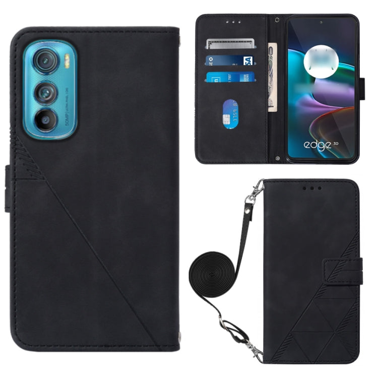 Custodia per cellulare in pelle con flip in rilievo 3D a tracolla, For Motorola Edge 30, For Motorola Moto G32, For Motorola Moto G62 5G, For Motorola Moto S30 Pro 5G