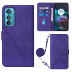 Custodia per cellulare in pelle con flip in rilievo 3D a tracolla, For Motorola Edge 30, For Motorola Moto G32, For Motorola Moto G62 5G, For Motorola Moto S30 Pro 5G