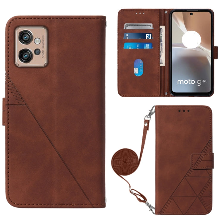 Custodia per cellulare in pelle con flip in rilievo 3D a tracolla, For Motorola Edge 30, For Motorola Moto G32, For Motorola Moto G62 5G, For Motorola Moto S30 Pro 5G