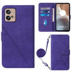 Custodia per cellulare in pelle con flip in rilievo 3D a tracolla, For Motorola Edge 30, For Motorola Moto G32, For Motorola Moto G62 5G, For Motorola Moto S30 Pro 5G