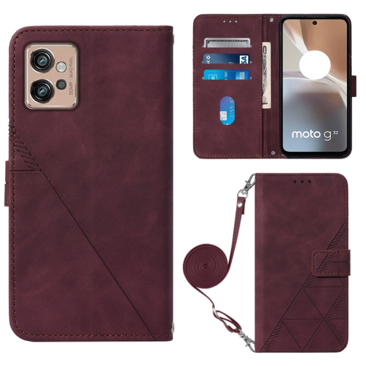 Custodia per cellulare in pelle con flip in rilievo 3D a tracolla, For Motorola Edge 30, For Motorola Moto G32, For Motorola Moto G62 5G, For Motorola Moto S30 Pro 5G