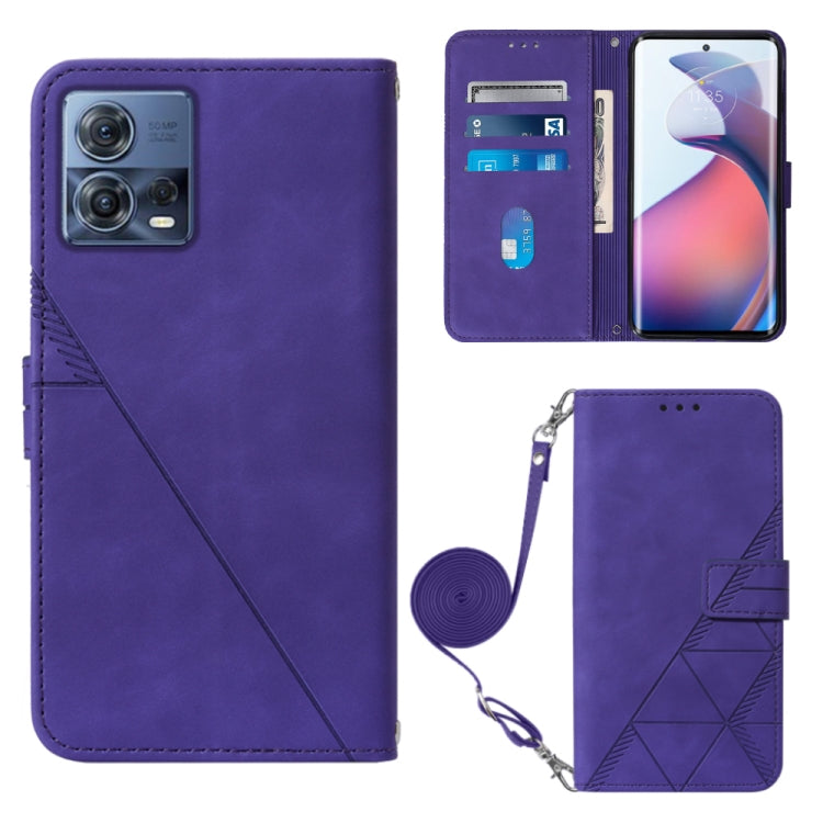 Custodia per cellulare in pelle con flip in rilievo 3D a tracolla, For Motorola Edge 30, For Motorola Moto G32, For Motorola Moto G62 5G, For Motorola Moto S30 Pro 5G