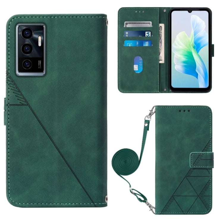Custodia per cellulare in pelle con flip in rilievo 3D a tracolla, For Motorola Moto X30 Pro 5G, For vivo S10e 5G / V23e 4G&5G /Y75 4G, For vivo Y02s, For vivo Y77 5G