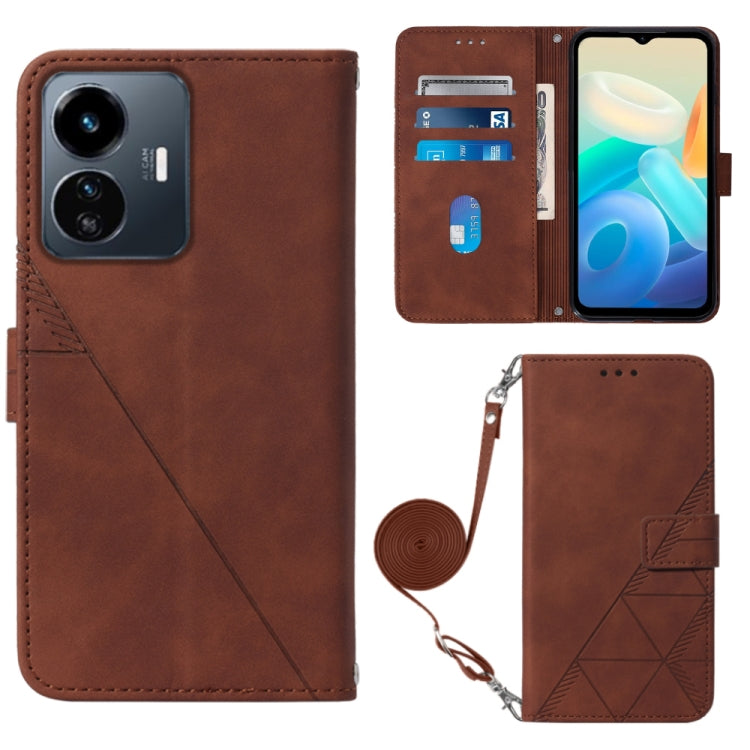 Custodia per cellulare in pelle con flip in rilievo 3D a tracolla, For Motorola Moto X30 Pro 5G, For vivo S10e 5G / V23e 4G&5G /Y75 4G, For vivo Y02s, For vivo Y77 5G