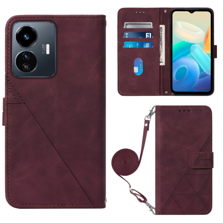 Custodia per cellulare in pelle con flip in rilievo 3D a tracolla, For Motorola Moto X30 Pro 5G, For vivo S10e 5G / V23e 4G&5G /Y75 4G, For vivo Y02s, For vivo Y77 5G