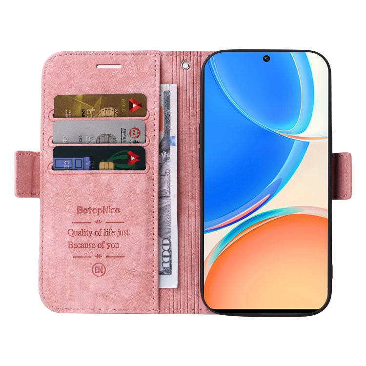 BETOPNICE Custodia per telefono in pelle con fibbia a doppio lato, For Honor X8, For Huawei nova 8i, For Motorola Moto G52 / G82, For Honor X7