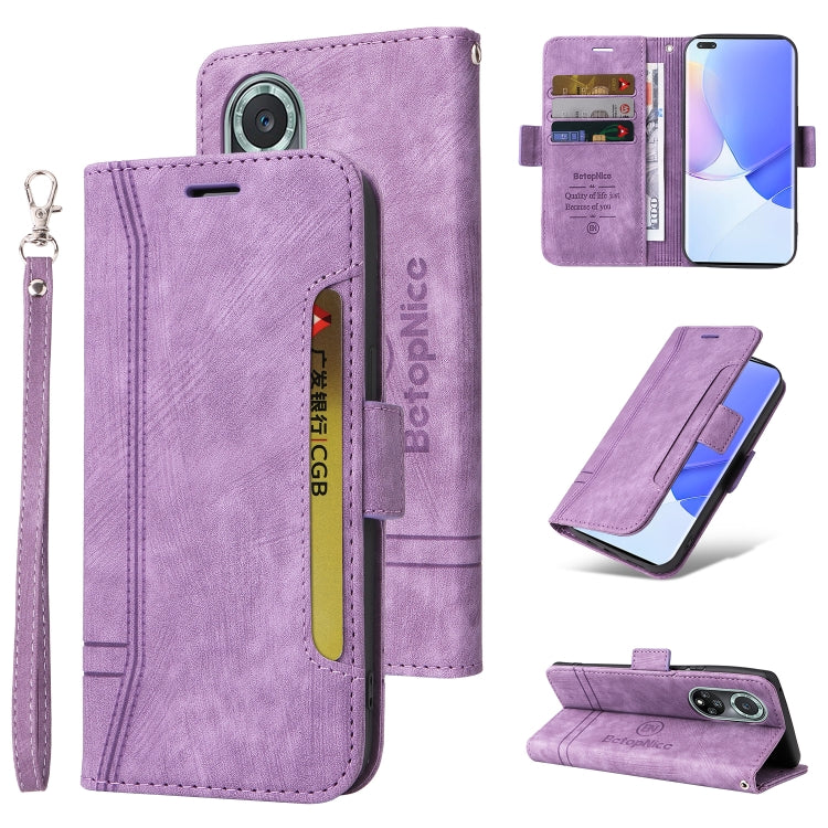 BETOPNICE Custodia per telefono in pelle con fibbia a doppio lato, For Huawei nova 9 SE, For Motorola Moto E32, For Huawei nova 9 Pro, For Honor Magic4