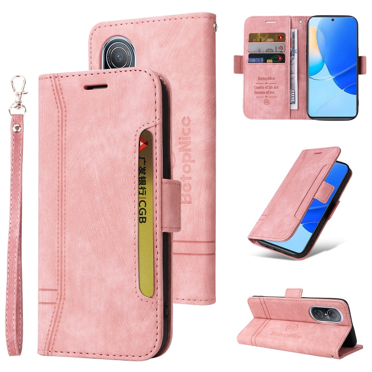 BETOPNICE Custodia per telefono in pelle con fibbia a doppio lato, For Huawei nova 9 SE, For Motorola Moto E32, For Huawei nova 9 Pro, For Honor Magic4