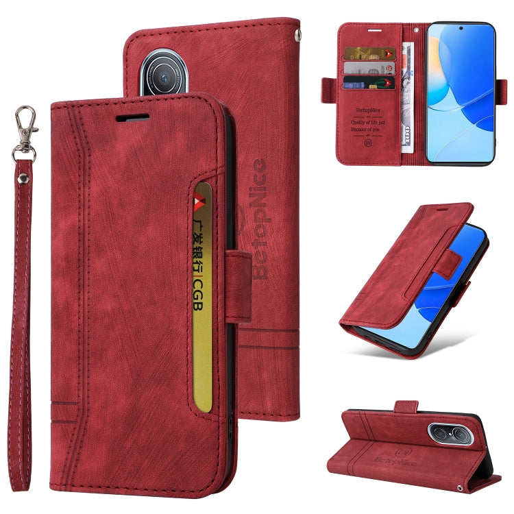 BETOPNICE Custodia per telefono in pelle con fibbia a doppio lato, For Huawei nova 9 SE, For Motorola Moto E32, For Huawei nova 9 Pro, For Honor Magic4