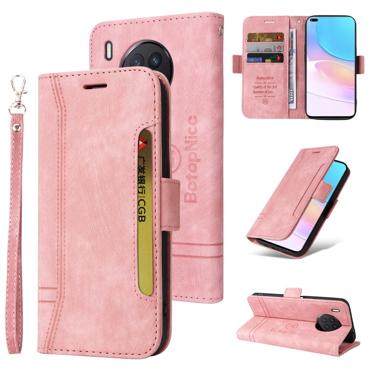BETOPNICE Custodia per telefono in pelle con fibbia a doppio lato, For Honor X8, For Huawei nova 8i, For Motorola Moto G52 / G82, For Honor X7