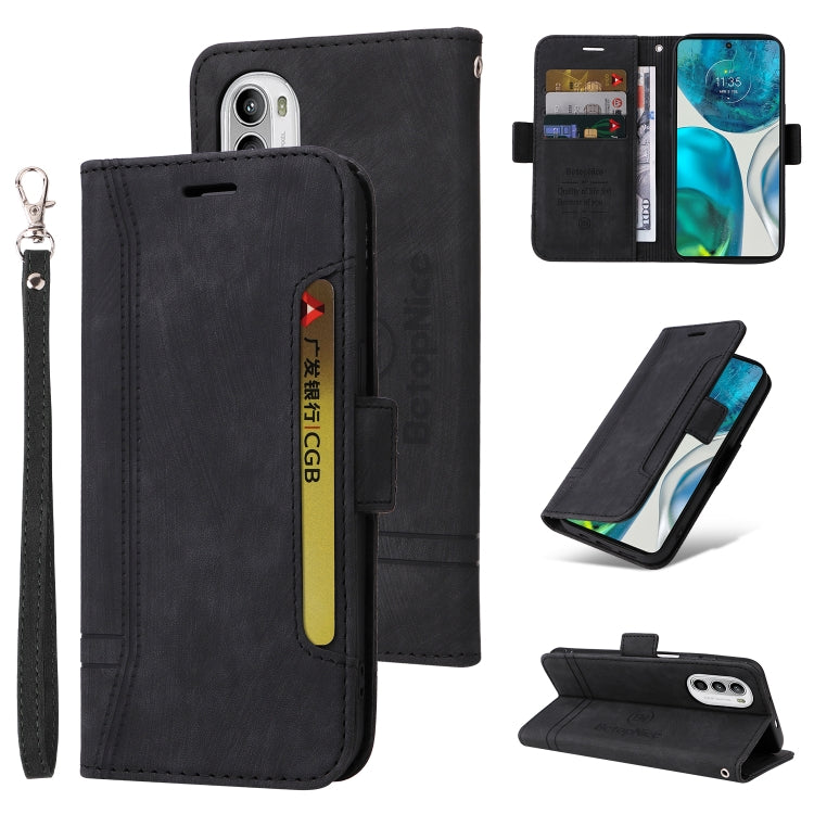BETOPNICE Custodia per telefono in pelle con fibbia a doppio lato, For Honor X8, For Huawei nova 8i, For Motorola Moto G52 / G82, For Honor X7