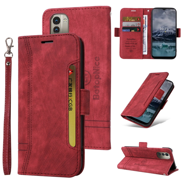 BETOPNICE Custodia per telefono in pelle con fibbia a doppio lato, For Huawei nova 9, For Nothing Phone 1, For Nokia G21