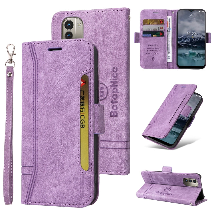 BETOPNICE Custodia per telefono in pelle con fibbia a doppio lato, For Huawei nova 9, For Nothing Phone 1, For Nokia G21