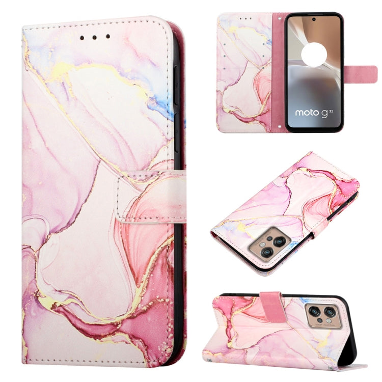 Cassa del telefono di cuoio di vibrazione del modello di marmo PT003, For Motorola Edge 30, For Motorola Moto G32, For Motorola Moto G62 5G, For Motorola Moto S30 Pro 5G