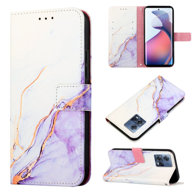 Cassa del telefono di cuoio di vibrazione del modello di marmo PT003, For Motorola Edge 30, For Motorola Moto G32, For Motorola Moto G62 5G, For Motorola Moto S30 Pro 5G