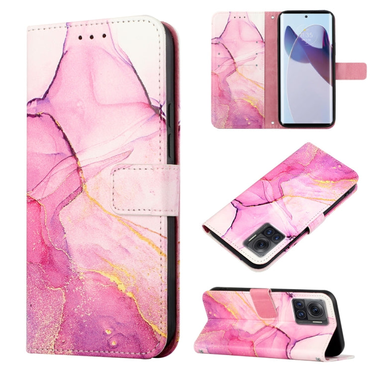 Cassa del telefono di cuoio di vibrazione del modello di marmo PT003, For Motorola Moto X30 Pro 5G, For OnePlus 10T 5G, For ZTE Blade A52, For ZTE Blade A72