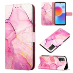 Cassa del telefono di cuoio di vibrazione del modello di marmo PT003, For Motorola Moto X30 Pro 5G, For OnePlus 10T 5G, For ZTE Blade A52, For ZTE Blade A72
