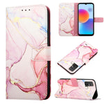 Cassa del telefono di cuoio di vibrazione del modello di marmo PT003, For Motorola Moto X30 Pro 5G, For OnePlus 10T 5G, For ZTE Blade A52, For ZTE Blade A72