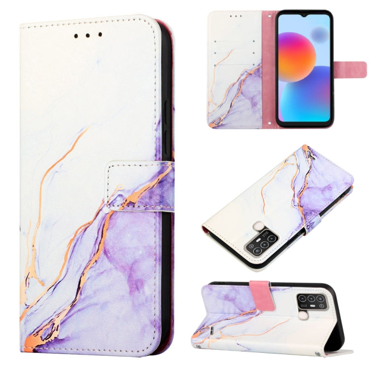 Cassa del telefono di cuoio di vibrazione del modello di marmo PT003, For Motorola Moto X30 Pro 5G, For OnePlus 10T 5G, For ZTE Blade A52, For ZTE Blade A72