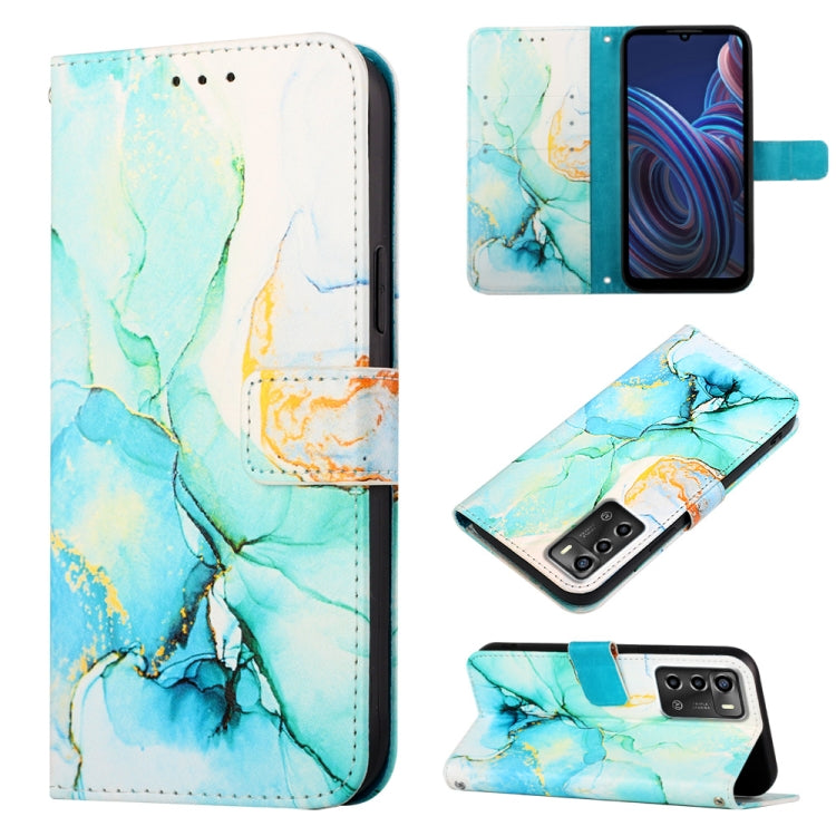 Cassa del telefono di cuoio di vibrazione del modello di marmo PT003, For Motorola Moto X30 Pro 5G, For OnePlus 10T 5G, For ZTE Blade A52, For ZTE Blade A72
