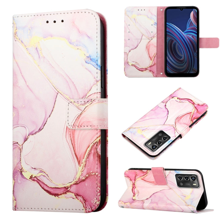 Cassa del telefono di cuoio di vibrazione del modello di marmo PT003, For Motorola Moto X30 Pro 5G, For OnePlus 10T 5G, For ZTE Blade A52, For ZTE Blade A72