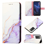 Cassa del telefono di cuoio di vibrazione del modello di marmo PT003, For Motorola Moto X30 Pro 5G, For OnePlus 10T 5G, For ZTE Blade A52, For ZTE Blade A72