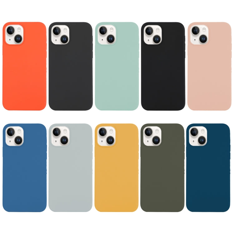 Custodia per telefono in silicone solido, For iPhone 14, For iPhone 14 Plus