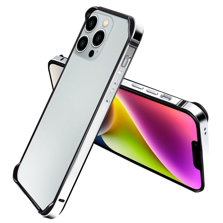 Custodia per telefono con telaio in TPU + lega di alluminio, For iPhone 14, For iPhone 14 Plus