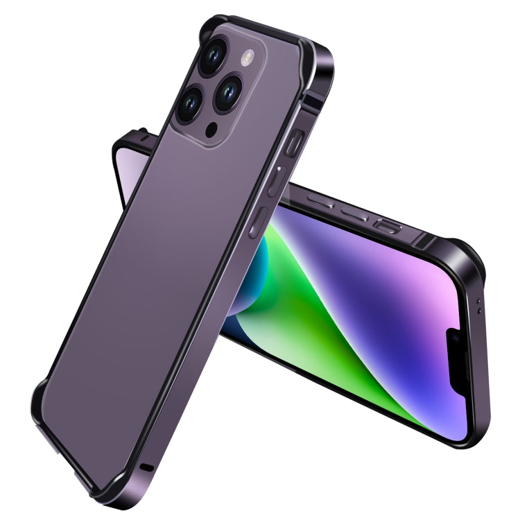 Custodia per telefono con telaio in TPU + lega di alluminio, For iPhone 14, For iPhone 14 Plus