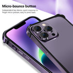 Custodia per telefono con telaio in TPU + lega di alluminio, For iPhone 14, For iPhone 14 Plus