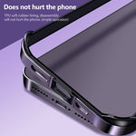 Custodia per telefono con telaio in TPU + lega di alluminio, For iPhone 14, For iPhone 14 Plus
