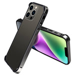 Custodia per telefono con telaio in TPU + lega di alluminio, For iPhone 14, For iPhone 14 Plus