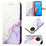 Cassa del telefono di cuoio di vibrazione del modello di marmo PT003, For Infinix Hot 12 Play / 12 Play NFC, For Infinix Hot 12i X665, For Infinix Hot 12 X6817, For Infinix Note 12 Pro 4G