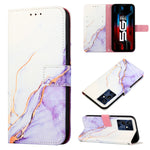Cassa del telefono di cuoio di vibrazione del modello di marmo PT003, For Infinix Note 12 Pro 5G, For Infinix Note 12 G96