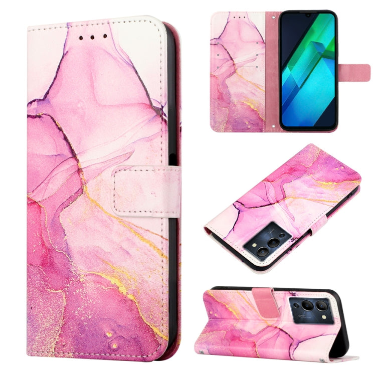 Cassa del telefono di cuoio di vibrazione del modello di marmo PT003, For Infinix Note 12 Pro 5G, For Infinix Note 12 G96